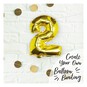 Large Pick And Mix Gold Foil Number 2 Balloon image number 2