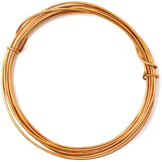 Salix Gold-Plated Wire 1mm x 2m image number 2