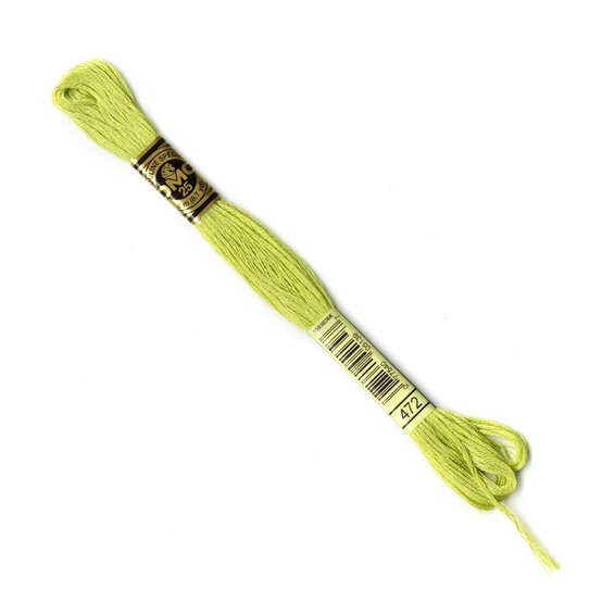 DMC Green Mouline Special 25 Cotton Thread 8m (472) image number 1
