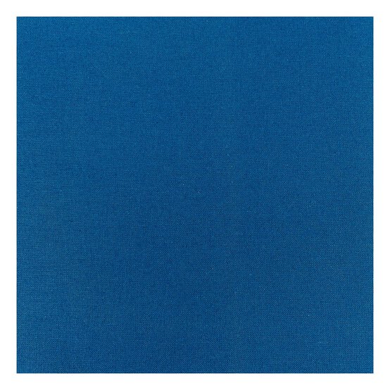 Brilliant Blue Cotton Homespun Fabric by the Metre image number 2