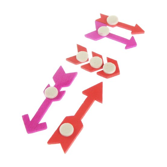 Geometric Neon Embellishments 39 Pieces  image number 2