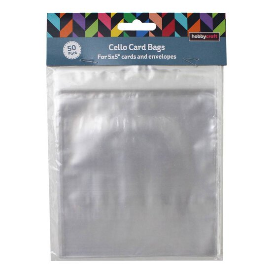 Clear Cello Bags 5 x 5 Inches 50 Pack image number 2