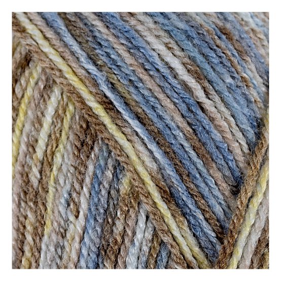 James C Brett Brown Grey Mix Stonewash DK Yarn 100g image number 2