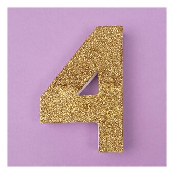 Mini Mache Number 4 10cm