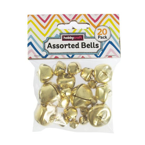 Gold Jingle Bells 20 Pack image number 3