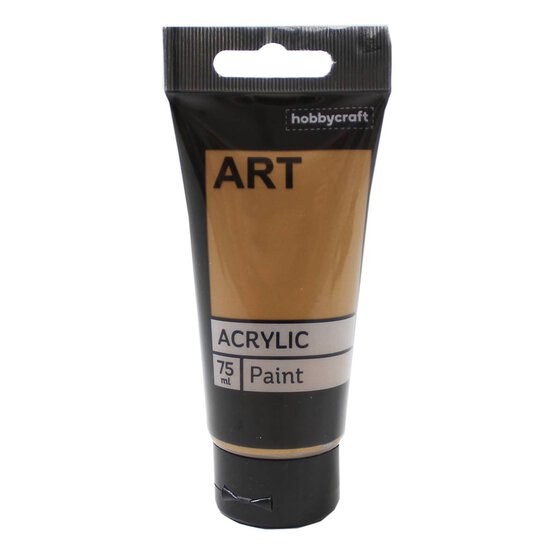 Antique Gold Art Acrylic Paint 75ml