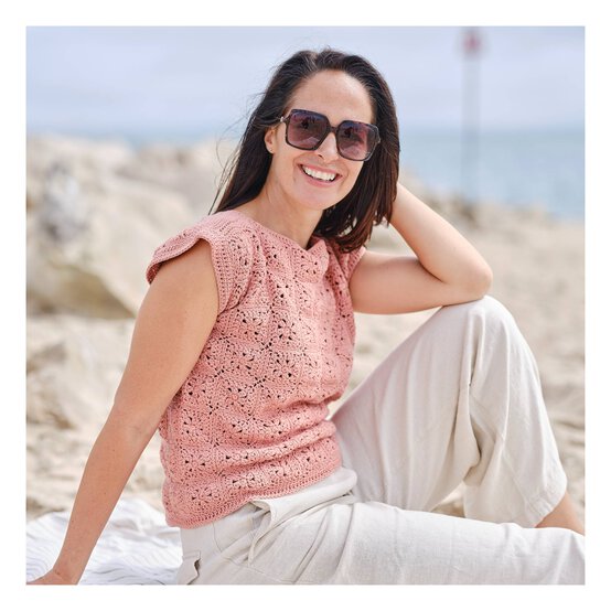 Knitcraft Granny Square Top Digital Pattern 0265 image number 1