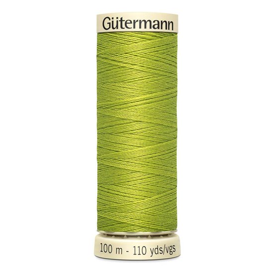 Gutermann Green Sew All Thread 100m (616) image number 1