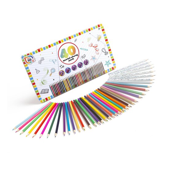 Colouring Pencil Tin 40 Pieces image number 3
