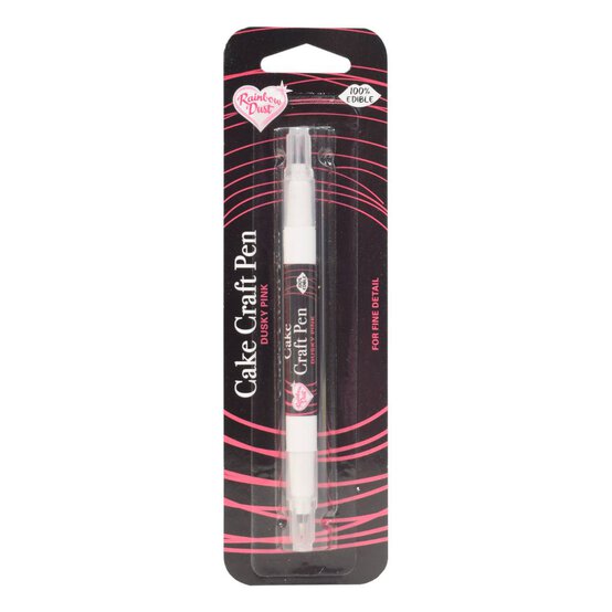 Rainbow Dust Dusky Pink Double-Ended Edible Food Pen image number 1