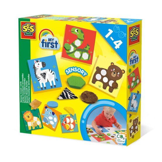 SES Creative My First Sensory Mosaic Cards image number 1