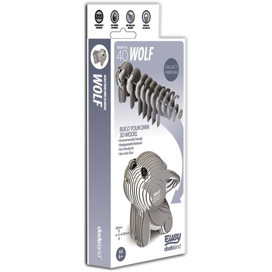 Eugy 3D Wolf Model image number 3