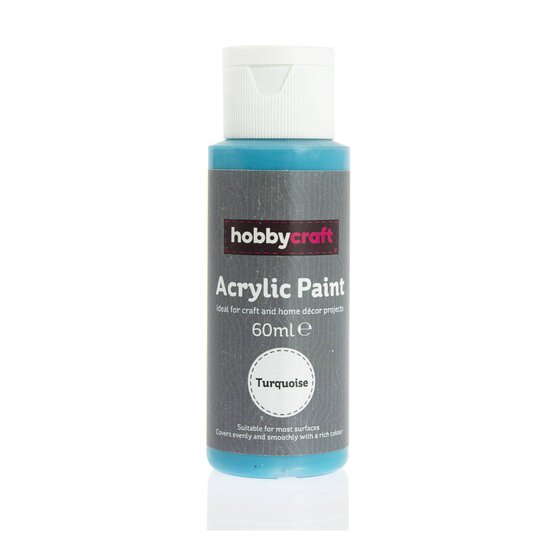Turquoise Acrylic Craft Paint 60ml