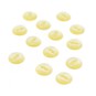 Hemline Yellow Basic Fish Eye Button 13 Pack image number 1