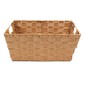 Natural Paper Storage Basket 33cm x 23cm x 14cm image number 2