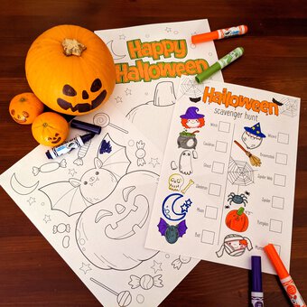 FREE Halloween Colouring Pages