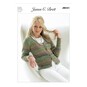 James C Brett Marble DK Ladies Cardigan Pattern JB041 image number 1