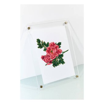 FREE PATTERN DMC Ornamental Rose Cross Stitch