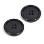 Hemline Royal Blue Basic Holes Button 2 Pack image number 1