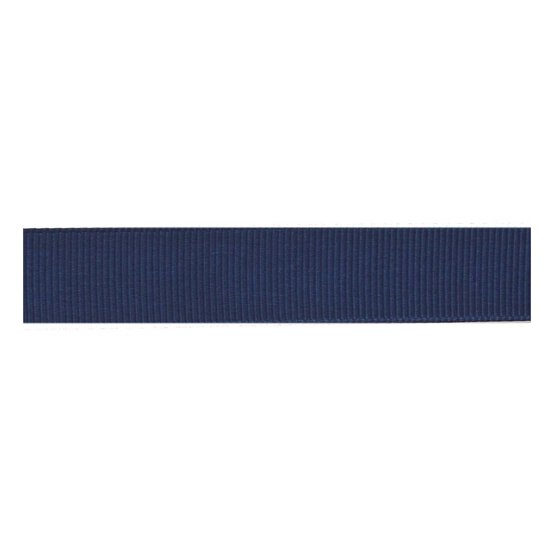 Navy Blue Grosgrain Ribbon 15mm x 5m image number 2