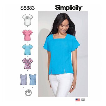 Simplicity Women&rsquo;s Top Sewing Pattern S8883 (16-24)