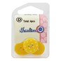 Hemline Yellow Novelty Spotty Button 4 Pack image number 2