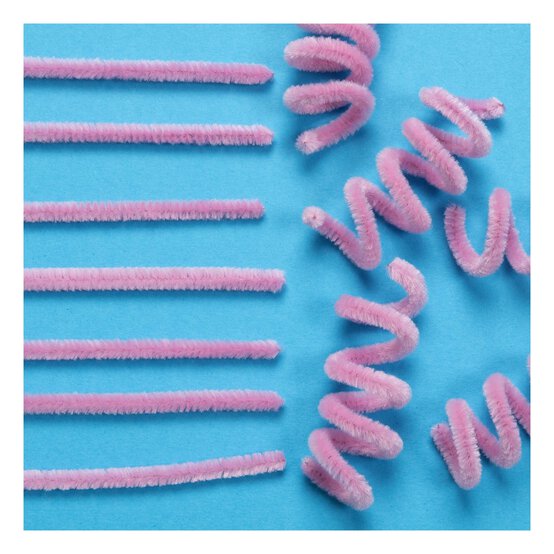 Pink Pipe Cleaners 12 Pack image number 2