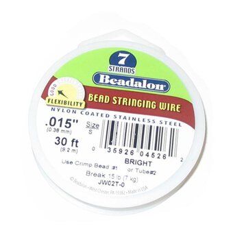 Beadalon Bead Stringing Wire 0.38mm x 9.2m