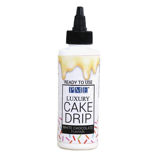 PME White Chocolate Luxury Cake Drip 150g image number 1