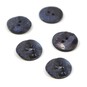 Hemline Sky Blue Shell Mother of Pearl Button 5 Pack image number 1