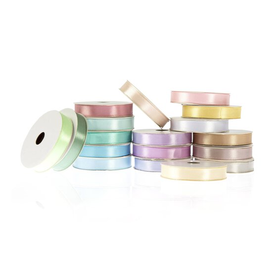 Pastel Mixed Ribbons 2m 18 Pack