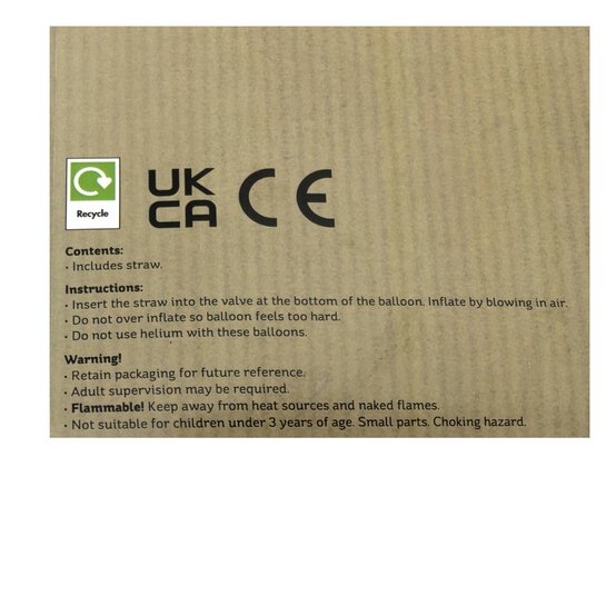 Large Pink Marble Foil Heart Balloon image number 4