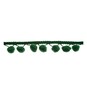 Forest Green 20mm Pom Pom Trim by the Metre image number 1