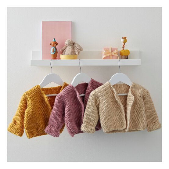 Knitcraft Kids Alpaca Moss Stitch Cardigan Digital Pattern 0049 image number 3