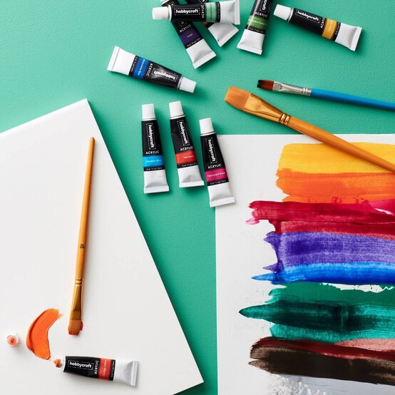 Acrylic Paint Set 12ml 24 Pack image number 5