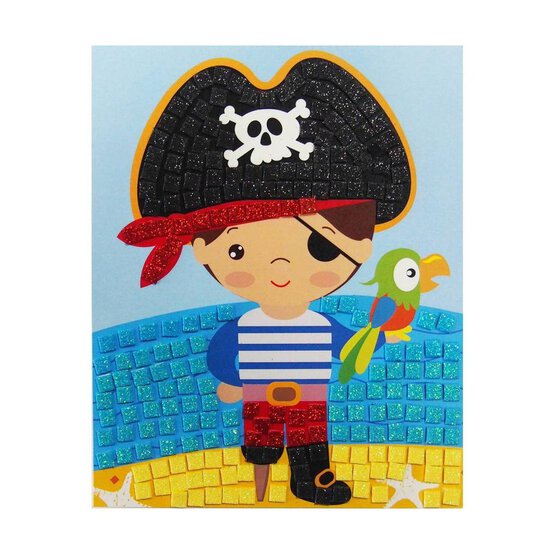 Pirate Foam Mosaic Art Kit image number 1