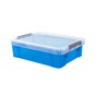 Whitefurze Allstore 2.3 Litre Transparent Blue Storage Box image number 1
