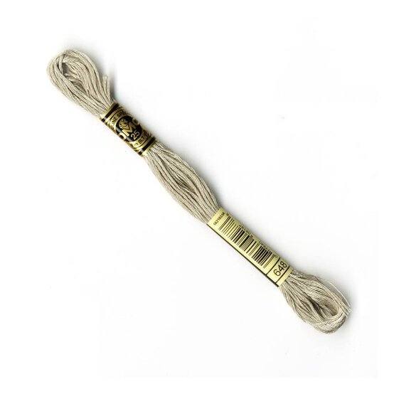 DMC Grey Mouline Special 25 Cotton Thread 8m (648) image number 1