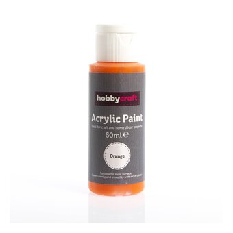 Orange Acrylic Craft Paint 60ml
