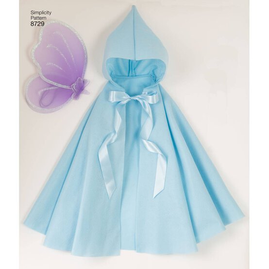 Simplicity Kids&rsquo; Cape Costume Sewing Pattern 8729 (S-L) image number 4