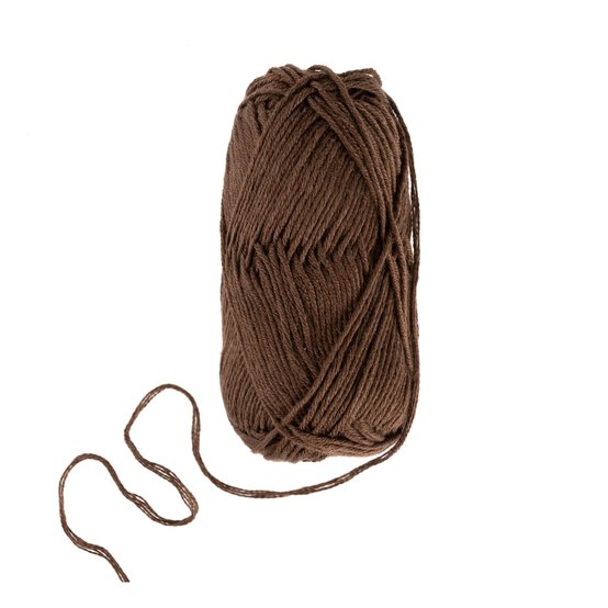 Knitcraft Dark Brown Tiny Friends Yarn 25g image number 3