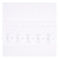 White 35mm Buttercup Lace Trim by the Metre image number 1