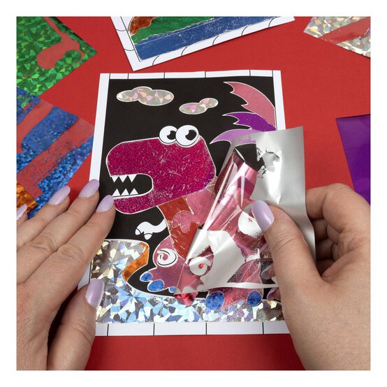 Dinosaur Foil Art Kit image number 4