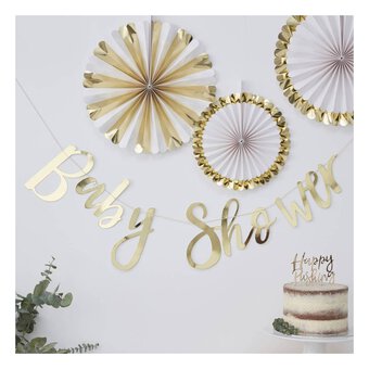 Ginger Ray Oh Baby Shower Bunting 1.5m