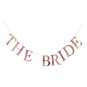 Ginger Ray Rose Gold Bride Peg Bunting 1.5m image number 1