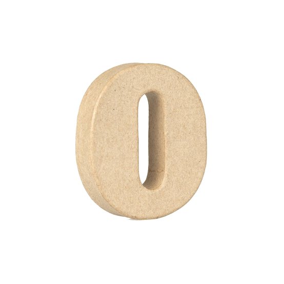 Lowercase Mini Mache Letter O image number 1