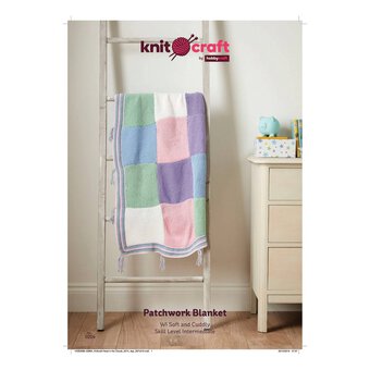 Knitcraft Patchwork Blanket Digital Pattern 0214
