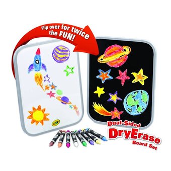 Crayola Dual Sided Dry Erase Board Set