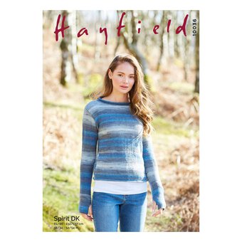 Hayfield Spirit DK Ladies' Jumper Pattern 10036