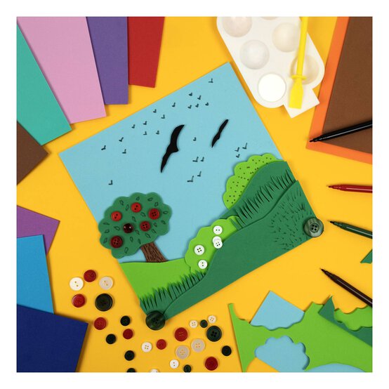 Turquoise EVA Foam Sheet 22.5cm x 30cm image number 3